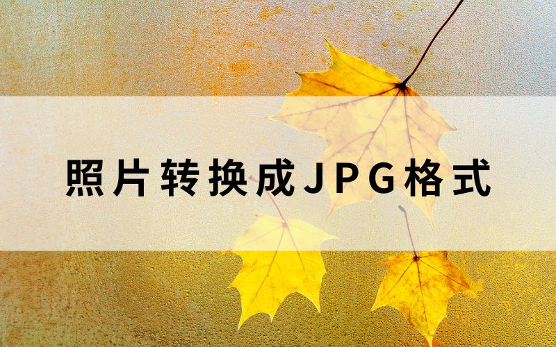 照片转换成JPG格式,这五个软件就足够了